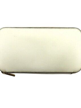 Valextra Purse white white gold Women V9L06-044-000W-OC Authentic secondhand